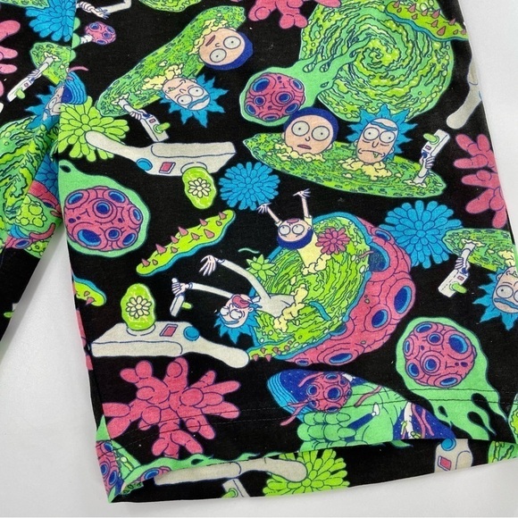 Rick And Morty Never Worn NWT Drawstring‎ Cotton Bermuda Shorts - Picture 2 of 6
